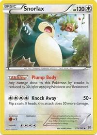 Snorlax card from XY - BREAKthrough