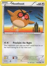 Hoothoot card from XY - BREAKthrough