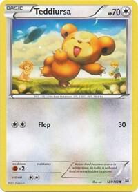 Teddiursa card from XY - BREAKthrough