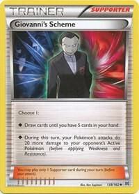 Giovanni's Scheme card from XY - BREAKthrough