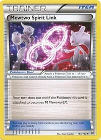 Mewtwo Spirit Link card from XY - BREAKthrough