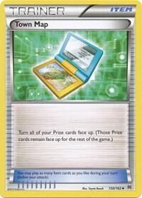 Town Map card from XY - BREAKthrough