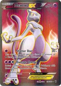 Mewtwo EX (158 Full Art) card from XY - BREAKthrough