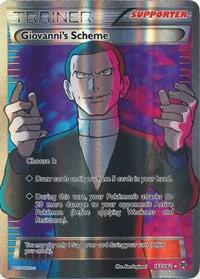 Giovanni's Scheme (Full Art) card from XY - BREAKthrough