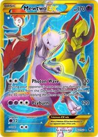 Mewtwo EX (163 Secret Full Art) card from XY - BREAKthrough