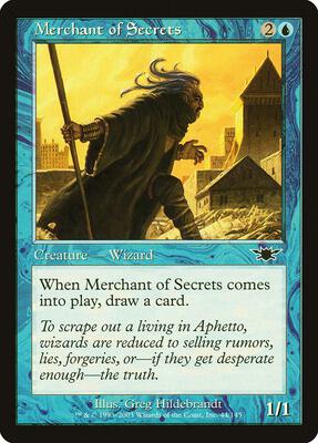 Merchant of Secrets card from Legions