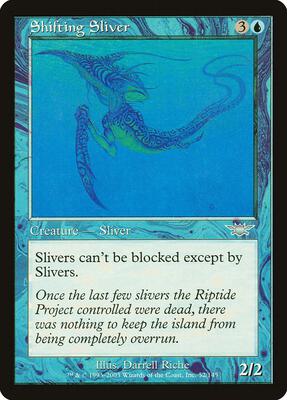 Shifting Sliver card from Legions