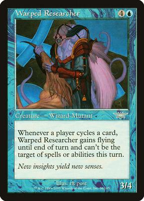 Warped Researcher card from Legions