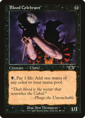 Blood Celebrant card from Legions