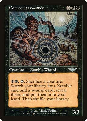 Corpse Harvester card from Legions