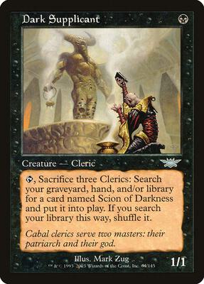 Dark Supplicant card from Legions