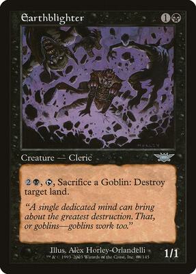 Earthblighter card from Legions