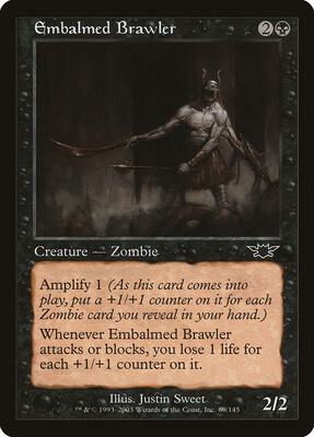 Embalmed Brawler card from Legions