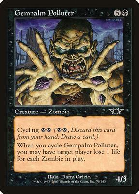 Gempalm Polluter card from Legions
