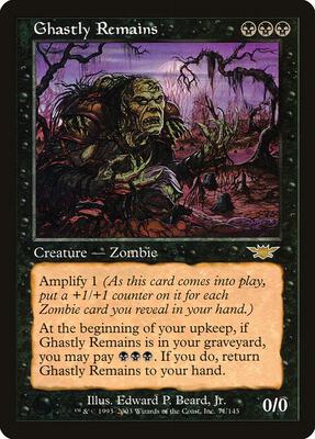 Ghastly Remains card from Legions