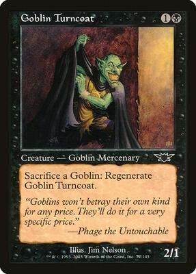Goblin Turncoat card from Legions