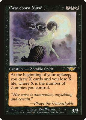 Graveborn Muse card from Legions