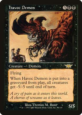 Havoc Demon card from Legions