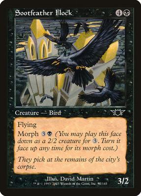 Sootfeather Flock card from Legions