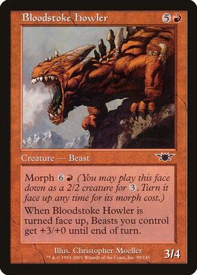 Bloodstoke Howler card from Legions