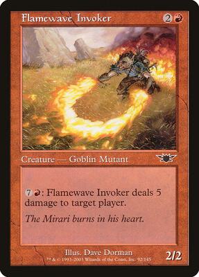 Flamewave Invoker card from Legions