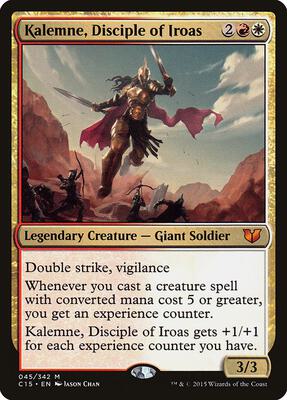 Kalemne, Disciple of Iroas card from Commander 2015