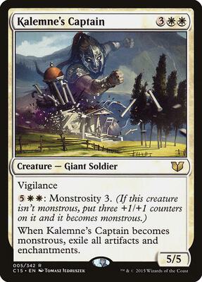 Kalemne's Captain card from Commander 2015