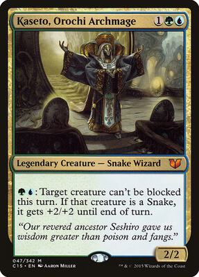 Kaseto, Orochi Archmage card from Commander 2015