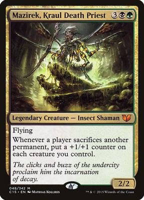 Mazirek, Kraul Death Priest card from Commander 2015