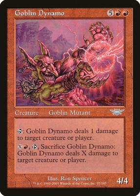 Goblin Dynamo card from Legions