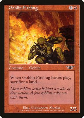 Goblin Firebug card from Legions