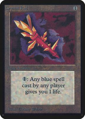 Crystal Rod card from Alpha Edition
