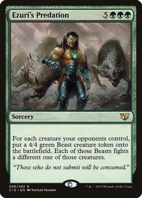 Ezuri's Predation card from Commander 2015