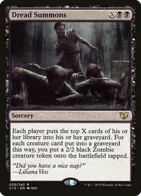 Dread Summons card from Commander 2015