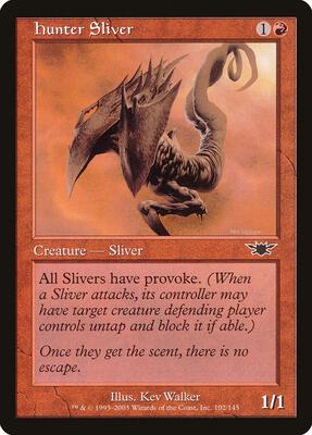 Hunter Sliver card from Legions