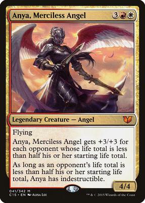 Anya, Merciless Angel card from Commander 2015