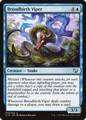 Broodbirth Viper card from Commander 2015