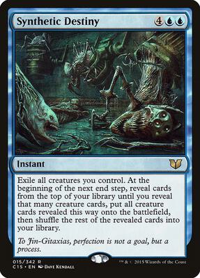 Synthetic Destiny card from Commander 2015