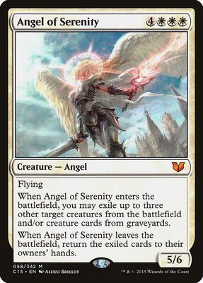 Angel of Serenity card from Commander 2015