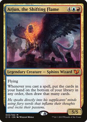 Arjun, the Shifting Flame card from Commander 2015