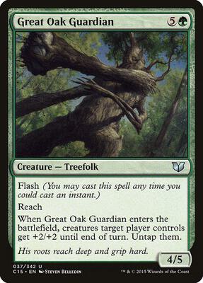 Great Oak Guardian card from Commander 2015
