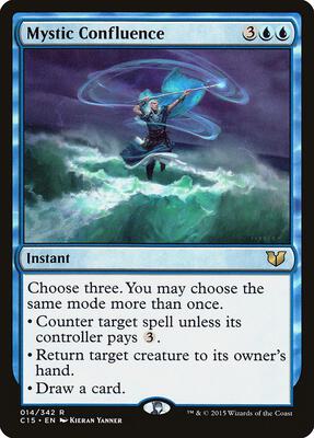 Mystic Confluence card from Commander 2015