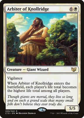 Arbiter of Knollridge card from Commander 2015