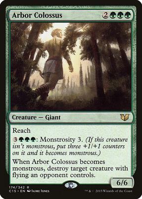 Arbor Colossus card from Commander 2015