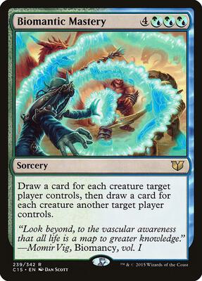 Biomantic Mastery card from Commander 2015