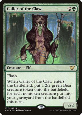 Caller of the Claw card from Commander 2015