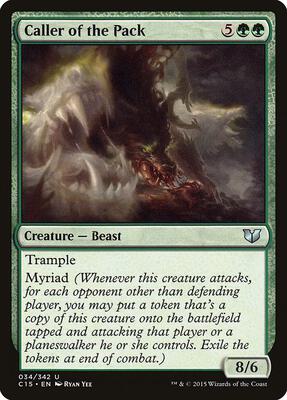 Caller of the Pack card from Commander 2015