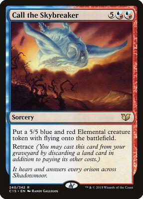 Call the Skybreaker card from Commander 2015