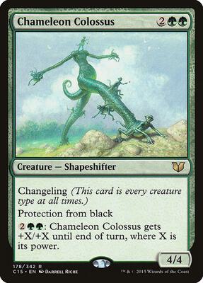 Chameleon Colossus card from Commander 2015