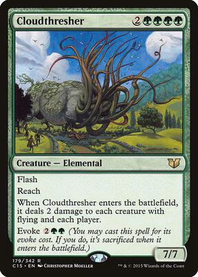 Cloudthresher card from Commander 2015